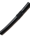 Short Bokken Saya Scabbard For Practice Sword Black Plastic Iaido Saya With Kurigata Perfect For Wooden Katana Training