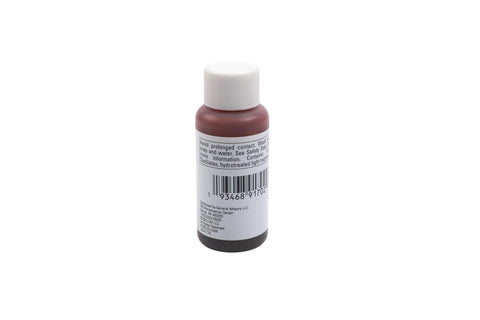 ACDelco 1 oz fluorescent leak-detection dye bottle, brown plastic with white cap