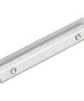 Aluminum Solar Rail Connector Kit For PV Modules, T Profile Mount Bracket with Durable Silver Finish, side view