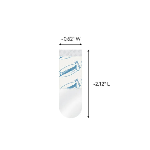 Damage Free Hanging For Small Wall Hooks Clear Refill Adhesive Strips Pack Of 16 Ideal For Dorm Room Decor No Holes Or Residue