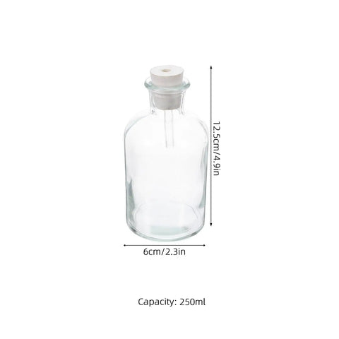 Drop Into Labs With This Solid Thermodynamics Kit For College Physics Rigs Featuring Gas Properties Setup And Internal Energy To Mechanical Energy Converter Demo Gear For Quick Grade Wins, 250ml glass bottle, 12.5cm tall.