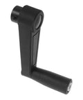 Black Plastic Round Hole Crank Handle Replacement Compatible With Rv Vent And Camper Antenna Height Adjustment, ergonomic design, durable grip.