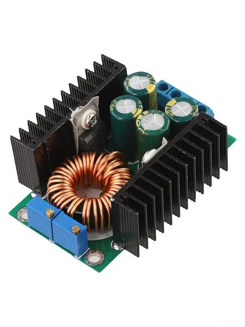 Professional Top Shelf 300 Watt Adjustable Dc Dc Buck Converter Module with copper inductor and capacitors for LED rigs