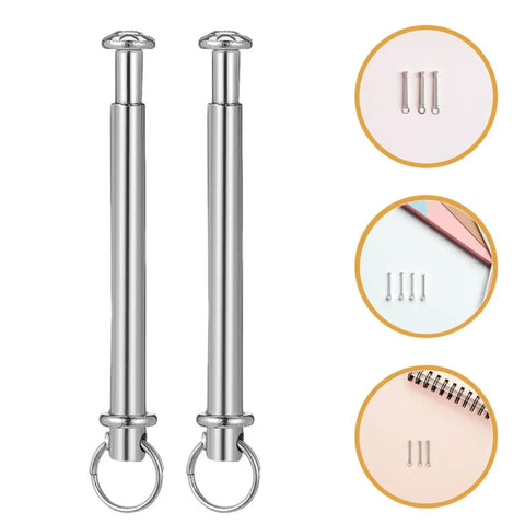 10 Sets Stainless Steel Folding Fan Rivets And Nuts Repair Kit For Paper Decorative And Dance Fans DIY Friendly Pro Grade Durable Fasteners For Quick Fixes And Smooth Operation And Long Lasting Performance, stainless steel rivets