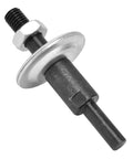 Arbor Shaft Adapter For Drill To Grinder Conversion With 8mm Round Shank Threaded Shaft And Two Washers Included
