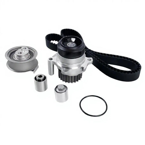 Pro Grade Timing Belt Replacement Kit Plus Fresh Water Pump Assembly Built For Your Audi A3 A4 And TT Ride Loaded With Two Point Oh Turbo Engine Specs From The Years 2005 Up To 2014 Bpy Bwt Cdma Ready For A Quick Swap Today timing belt kit with water pump, pulleys and O-ring