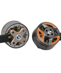 Close-up of 4 Pack 4200KV 1506 Brushless FPV Racing Drone Motors with 34mm and 80mm mounting holes, lightweight design