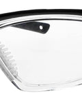 Rad Radiation Safety Glasses With Lightweight Frame And.75mm Pb Lead Equivalent Lenses And.50mm Pb Side Shields, black frame view