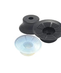 Heavy Duty Anti Slip Industrial Pneumatic Manipulator Vacuum Suction Cups VP 20K, 30K, 40K And 50K Series in rubber, showcasing three grippers.