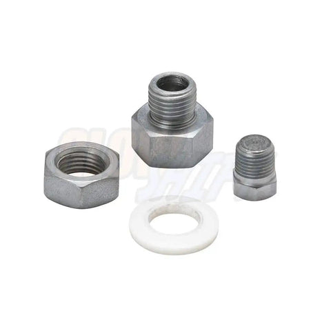 Transmission Pan And Oil Pan Temperature Sensor Thread Adapter Kit With Drain Plug 1/8-27 NPT Female Port Includes Plug And Nylon Washer Easy Plug And Play Install For Transmission Or Oil Pan