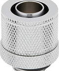 Corsair Hydro X Series XF compression fitting, chrome finish, 10/13mm ID/OD for PC water cooling