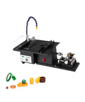 Kickass Heavy Duty Bench Buffer Polisher Slick Multifunction Tabletop Polishing Jade Carving Drill Rig With Juiced 2500w Motor Precision Chuck for jewelry craft.