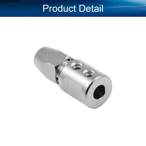 Flex Collet Coupler CNC Stainless Steel For 5mm Motor Shaft And 4mm Flex Shaft, 32mm Length, Positive Direction MV-0150 product image