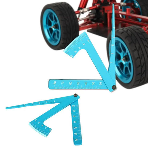 Race Ready Performance 3 In 1 Rc Car Setup Tool Aluminum Height Gauge Ruler For Checking Chassis Clearance And Fine Tuning Suspension Camber Angles On Your Rig