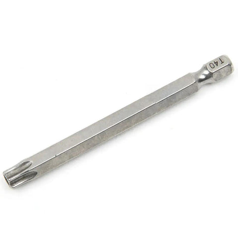 Magnetic Torx Bit Set 11 Piece T6 Through T40 with 1/4 Inch Hex Shank 3 Inch Length S2 Steel Security Tamper Proof Star Bits Kit