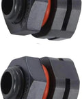Two Pack IP68 Industrial Breather Vent With Dual M12x1.5 Pressure Equalization Valves for enclosures