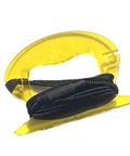 Parrot Flight Harness Vest With Leash For Outdoor Training, yellow handle and black anti-bite rope, secure fit, easy setup
