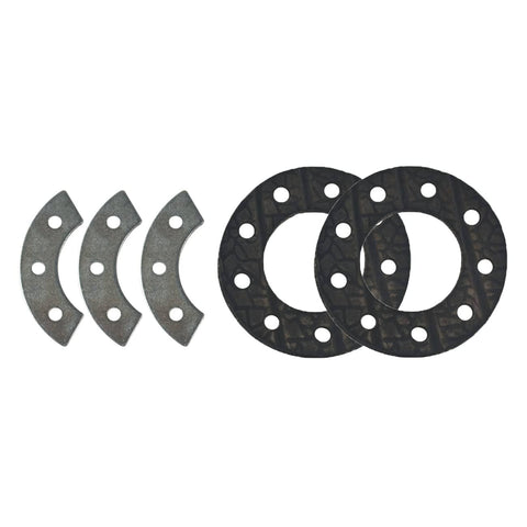 9 Holes Sprocket Mount Kit For 49cc 66cc 80cc Motorized Bicycles Includes 3 Backing Plates And 2 Reinforced Rubber Washers Replacement Engine Mount