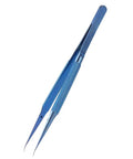 Ultra Fine 0.15mm Ti Alloy Tip For Phone Board Repair Soldering Bent Head Magnetic Tool For Fingerprint Line Welding Electronics And Jewelry Labs, precision blue tweezers.