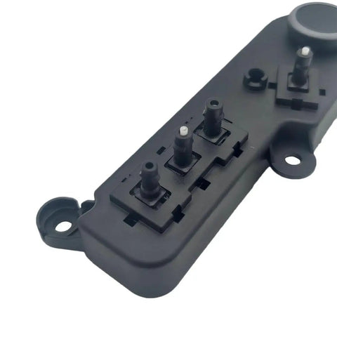 Smooth Operator Power Seat Control Switch With Button Cover Direct Fit For Tesla Model 3 And Model Y Front Passenger Side 2017 To 2022 close-up view