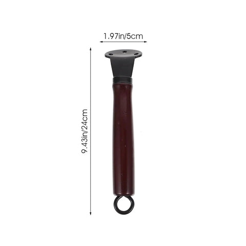 Upgrade Your Kitchen Swap With These Awesome Wood Pot Handle Knob Kits Perfect For Adding Rustic Style To Any Saucepan Or Lid With Strong Grips And Easy Removable Design. 24cm wood pot lid handle knob, 5cm top, black metal mount