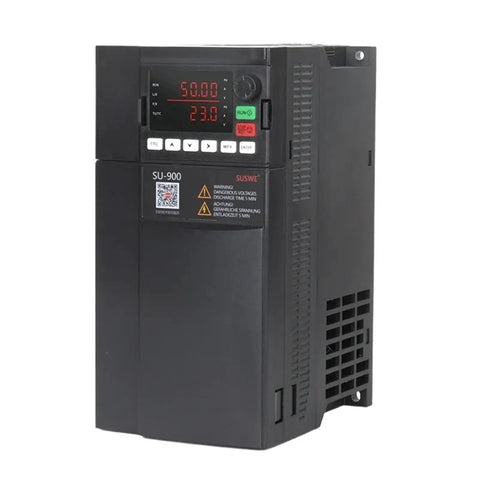 Beefy High Power VFD 18.5 kW 22 kW Variable Frequency Drive For 3 Phase Motors Speed Controller Inverter Industrial Motor Frequency Converter For Heavy Duty Applications, black SU-900 unit