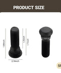 Heavy Duty M12 X 1.5 Extended Wheel Studs Paired With 48mm Hub Bolts For Secure Lug Nut Mounting Steel Tire Hardware Kit, showing size specifications.