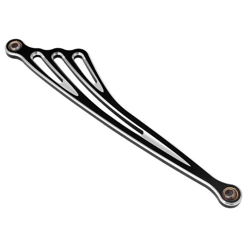 Black CNC Gear Wing Shift Linkage Shifter For Harley Touring Bikes 1980 To 2019 Fits Electra Glide Road Glide Street Glide Road King Softail Dyna Wide Glide Trike, black aluminum linkage