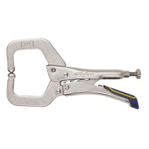 Welding Pliers With Fast Release Locking C Clamp 6 Inch Wide Opening Jaws, hex key pressure adjustment, tactile grip