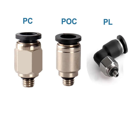 Get These 5pcs M3 To M6 Push-In Quick Connect Air Fittings With One Touch Design For Straight Couplers And Pneumatic Pipe Hose Tube Connectors That Make Your Job A Cinch. M3-M6 BSP male thread fittings