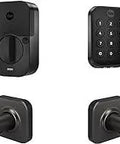 Assure Lock 2 Key Free Keypad With Bluetooth And Black Suede Valdosta Lever components for home auto unlock ready control.