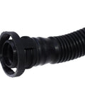 Premium Secondary Air Injection Pump Hose For 2.0L Engines Fits VW Beetle And MK4 Golf 1998 To 2010 Models Perfect Match OEM Part 06G131127 straight black ribbed hose close-up