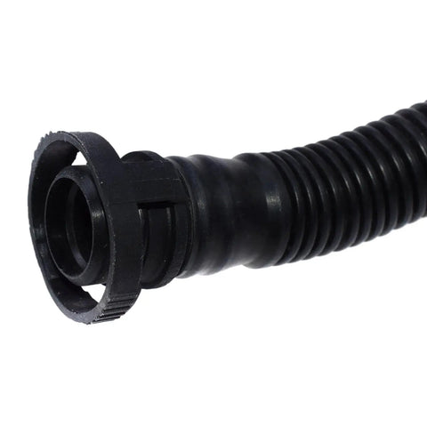 Premium Secondary Air Injection Pump Hose For 2.0L Engines Fits VW Beetle And MK4 Golf 1998 To 2010 Models Perfect Match OEM Part 06G131127 straight black ribbed hose close-up