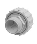 Two Piece Universal One And A Half Inch PVC Slip Union Socket Joint Adapter Fitting Quick Connector Replacement For Pool Or Spa Pump Male To Slip