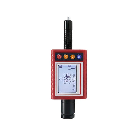 Heavy Duty Portable Digital Leeb Hardness Tester with OLED display for field testing metal, measures HRC HRB HLD HV.