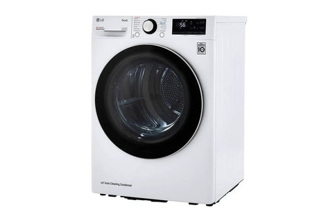 Ventless Smart Electric Dryer Powered By Dual Inverter Heat Pump Tech Boasts A Stackable Compact Fit That Slides Into Tight Corners 24 Inches Wide 4.2 Cu Ft Capacity In Sleek White Lets You Kick Back While Fabrics Dry Fluffier Than Ever