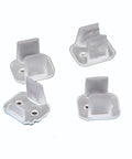 Must Have LED Neon Mounting Clips Pack 200 Durable PVC Fixing Clips For 6mm Neon Flex Strips Clear Transparent Reusable Easy Install