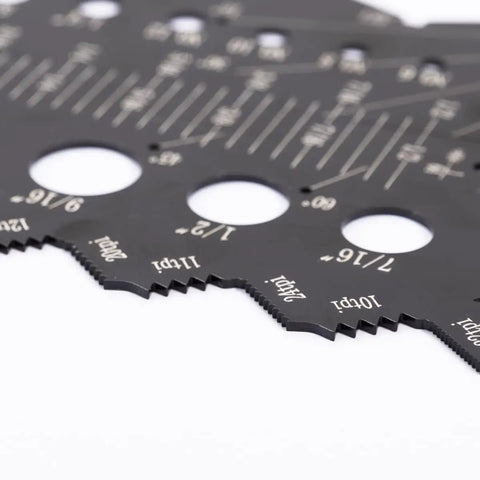Pro Grade 5 Piece Black Marking Layout Tool Set For Precision Work CNC Machined With Grounded Faces Laser Engraved Scale Anti Rust
