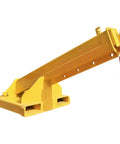 Heavy Duty Telescopic Forklift Jib Boom Crane With 11000 Lb Capacity And 96 Inch Reach Built From Tough Carbon Steel, yellow jib crane attachment.
