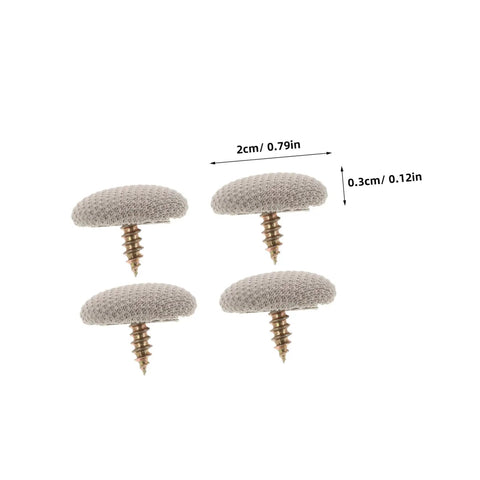 Roof Repair Kit For Car Headliner Rivet Buckle Set with dimensions shown, designed for DIY ceiling fabric repair.