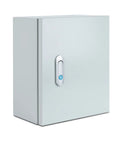 Heavy Duty Indoor Outdoor Electrical Junction Box Wall Mounted Metal Enclosure Built Tough With Waterproof Dustproof Steel Construction Weatherproof Box Featuring Safe Locks And Mounting Plates, front view