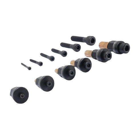 Top Rated Eujgoov 6 Piece Rivet Nut Kit With M3 To M10 Mandrels For Sheet Metal And Piping Perfect Cordless Drill Ratchet Combo Tool For Fast DIY Jobs rivet nut mandrels and adapters set