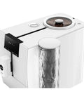 Lock In The Ultimate Morning Perk Up With This Factory Refurbished Automatic Coffee Machine In Sharp Nordic White with reservoir and controls