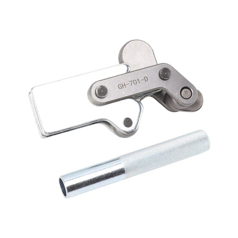 Beefy Heavy Duty Bench Clamp With Table Mount Locking System Delivers 1102Lb Clamping Force In High Carbon Steel Build