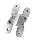 Two Pack Concealed Hidden Hinges For Cabinets And Furniture, 180 Degree Cross Hinge, Zinc Alloy With Stainless Steel, 13x45 Mm