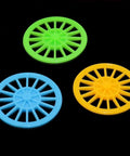 Vintage Toy Car Wheels Set With 2mm Round Shaft Axles For RC Cars Trucks And DIY Robots 30Pcs Mixed Yellow Green Blue Wheels