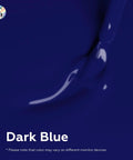 Dark Blue Gel Nail Polish 15ml Soak Off UV LED Varnish Navy Nail Lacquer swatch showing texture and color depth.