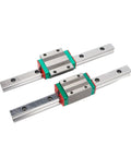 High Precision Linear Guide Rail Kit Slider Block HGH HGW HGL For Smooth Motion Systems Like 15 20 25 30 35 45 55 65 Models installed on CNC rails