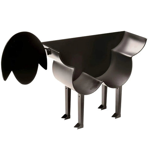 Playful Swan Shaped Toilet Paper Holder Stand Black Metal Bathroom Tissue Organizer For Eight Jumbo Rolls Free Standing