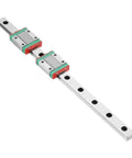 Slick Miniature Linear Rail MGN7C Slider 700mm Smooth Glide Carriage Kit For Precision 3D Printer Parts And CNC Builds with two smooth gliding blocks.
